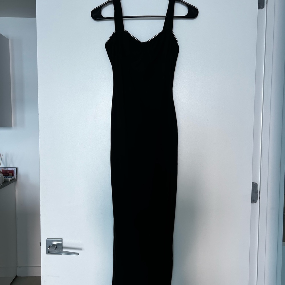 Forever 21 Black Midi Dress